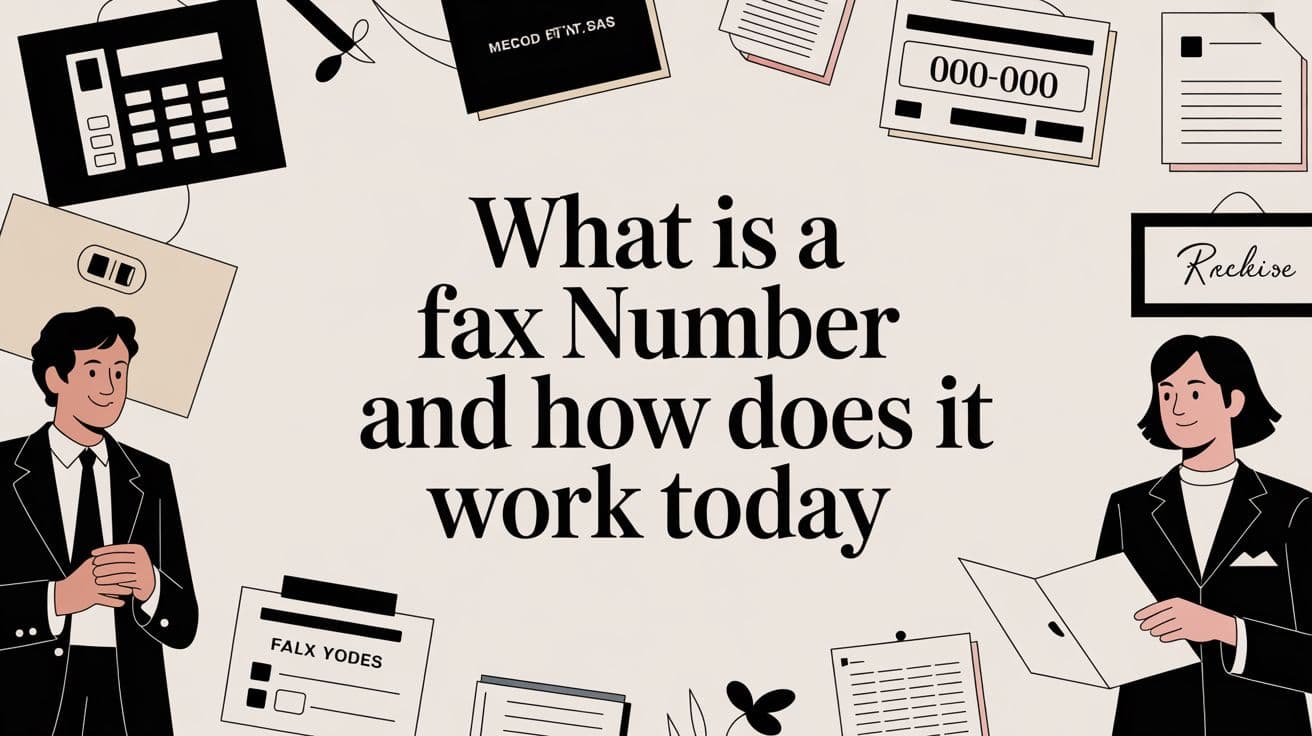What Is a Fax Number and How Does It Work Today