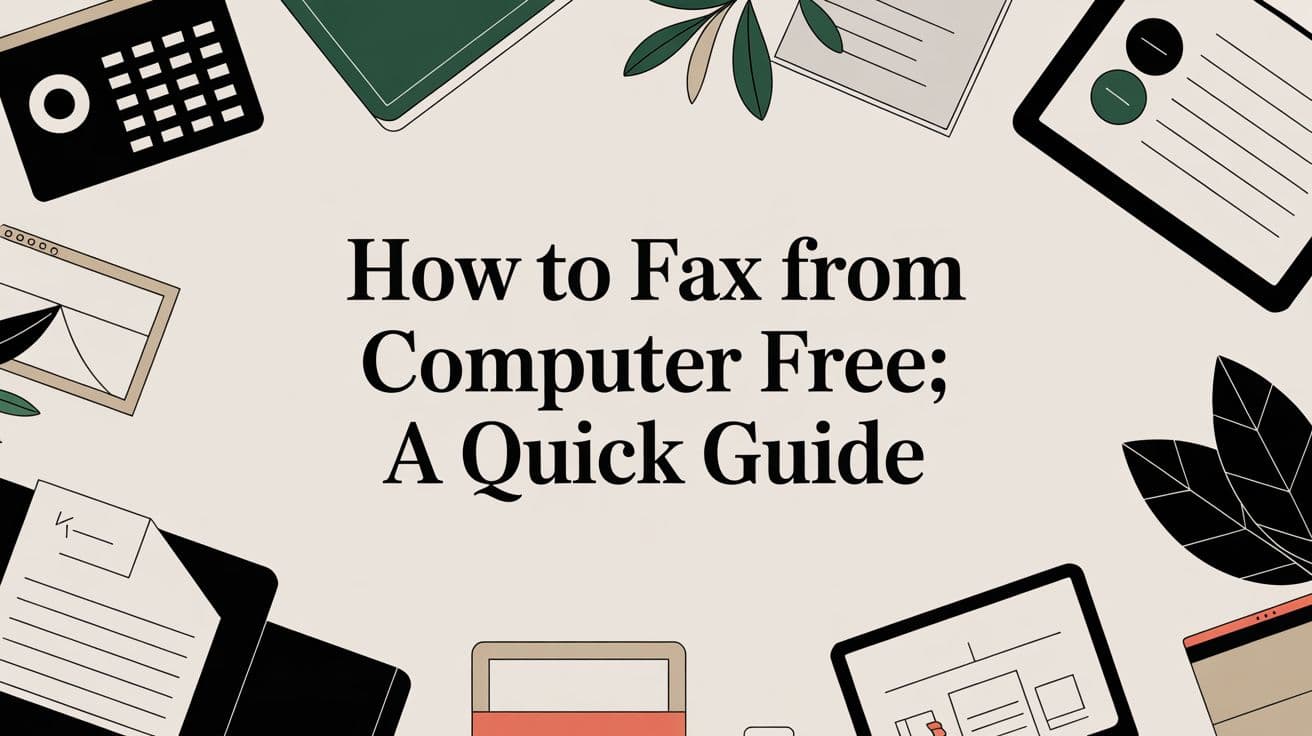 How to Fax from Computer Free: A Quick Guide