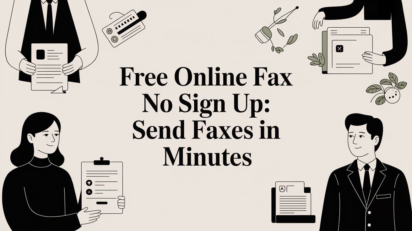 Free Online Fax No Sign Up: Send Faxes in Minutes