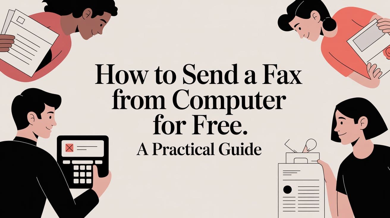 How to Send a Fax from Computer for Free a Practical Guide