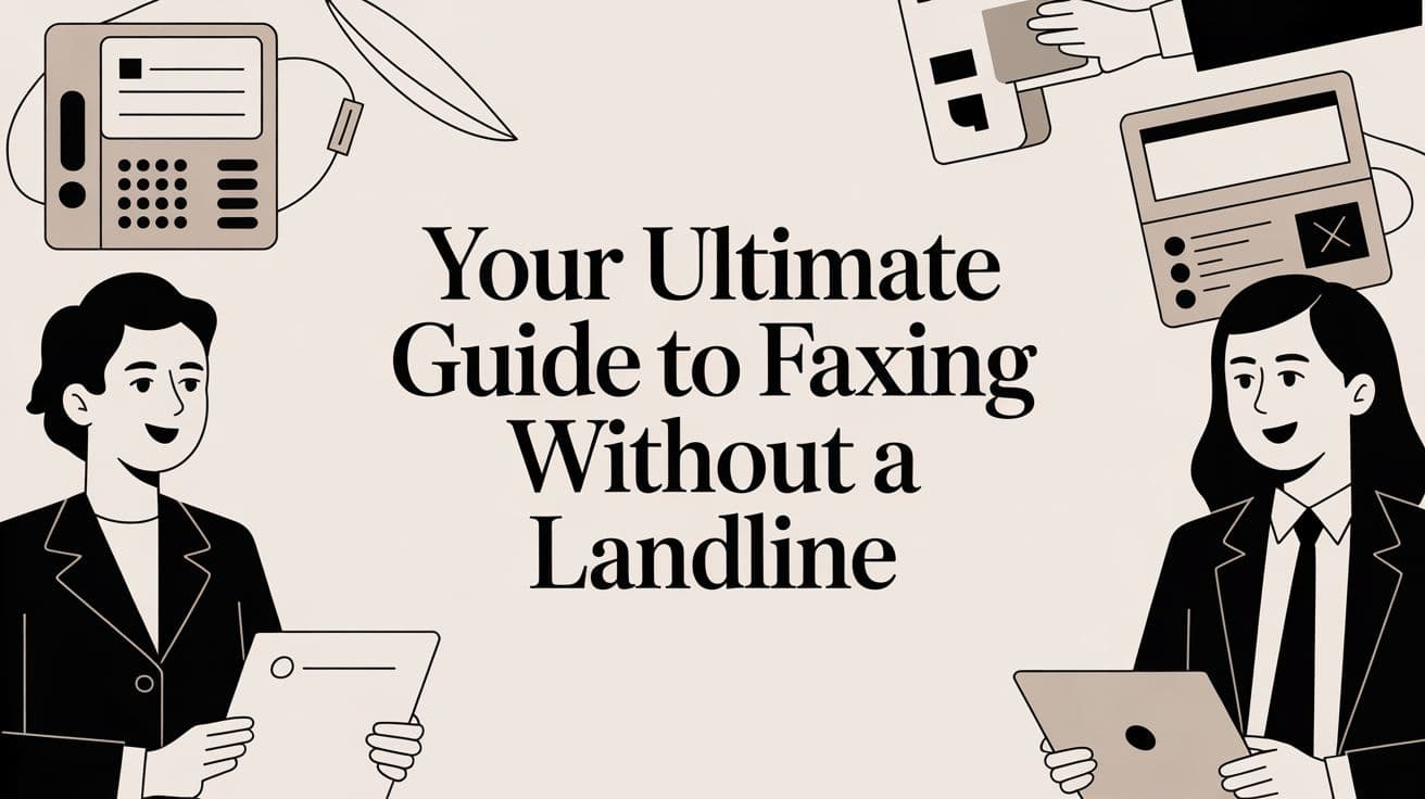 Your Ultimate Guide to Faxing Without a Landline