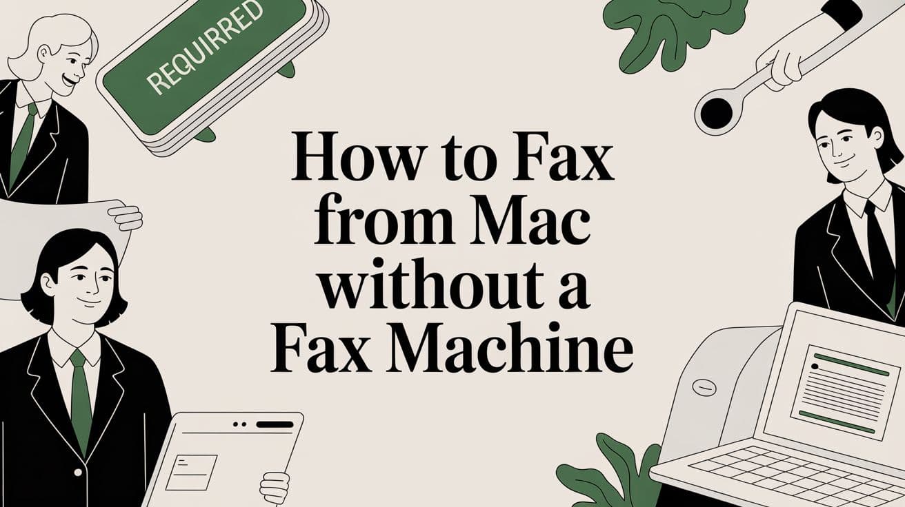 How to Fax from Mac Without a Fax Machine