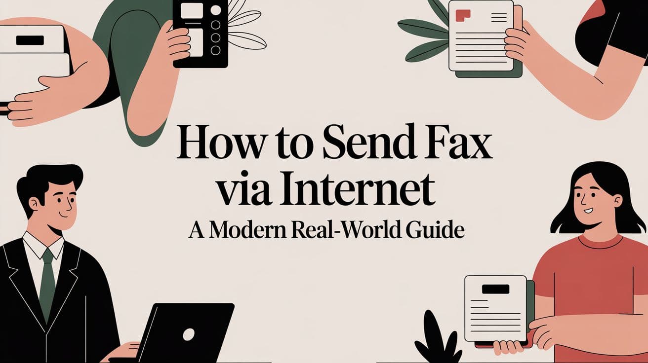 How to Send Fax Via Internet A Modern Real-World Guide