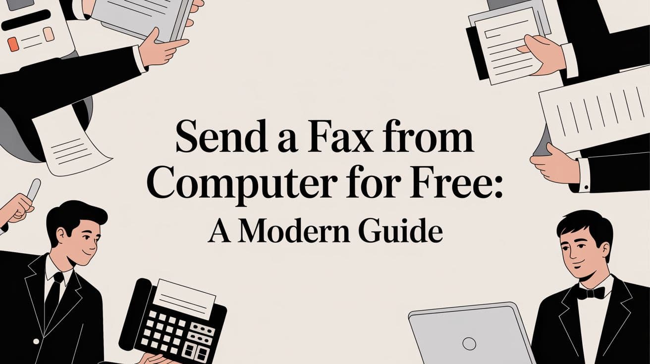 Send a Fax from Computer for Free: A Modern Guide