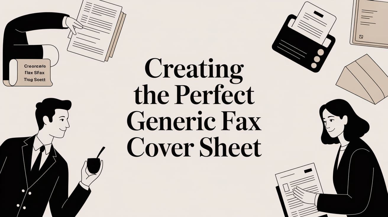 Creating the Perfect Generic Fax Cover Sheet