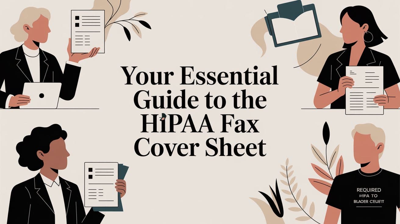 Your Essential Guide to the HIPAA Fax Cover Sheet