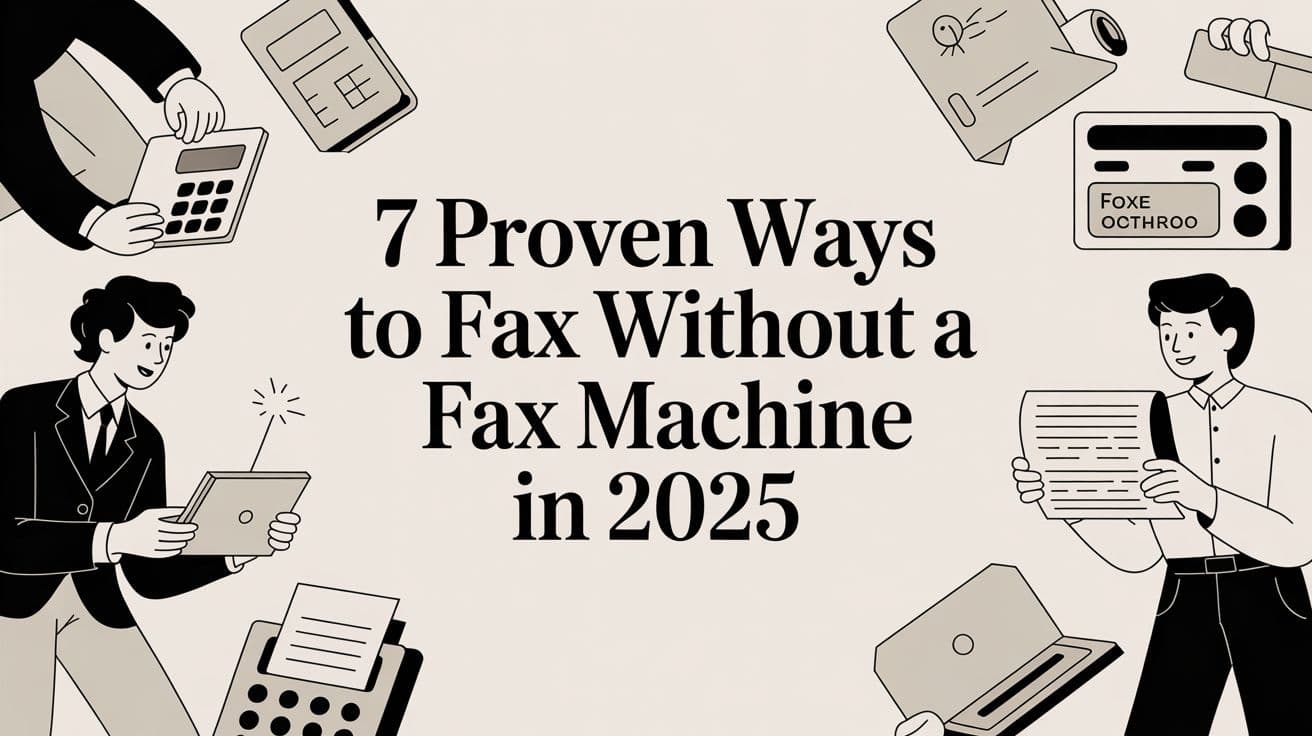 7 Proven Ways to Fax Without a Fax Machine in 2025