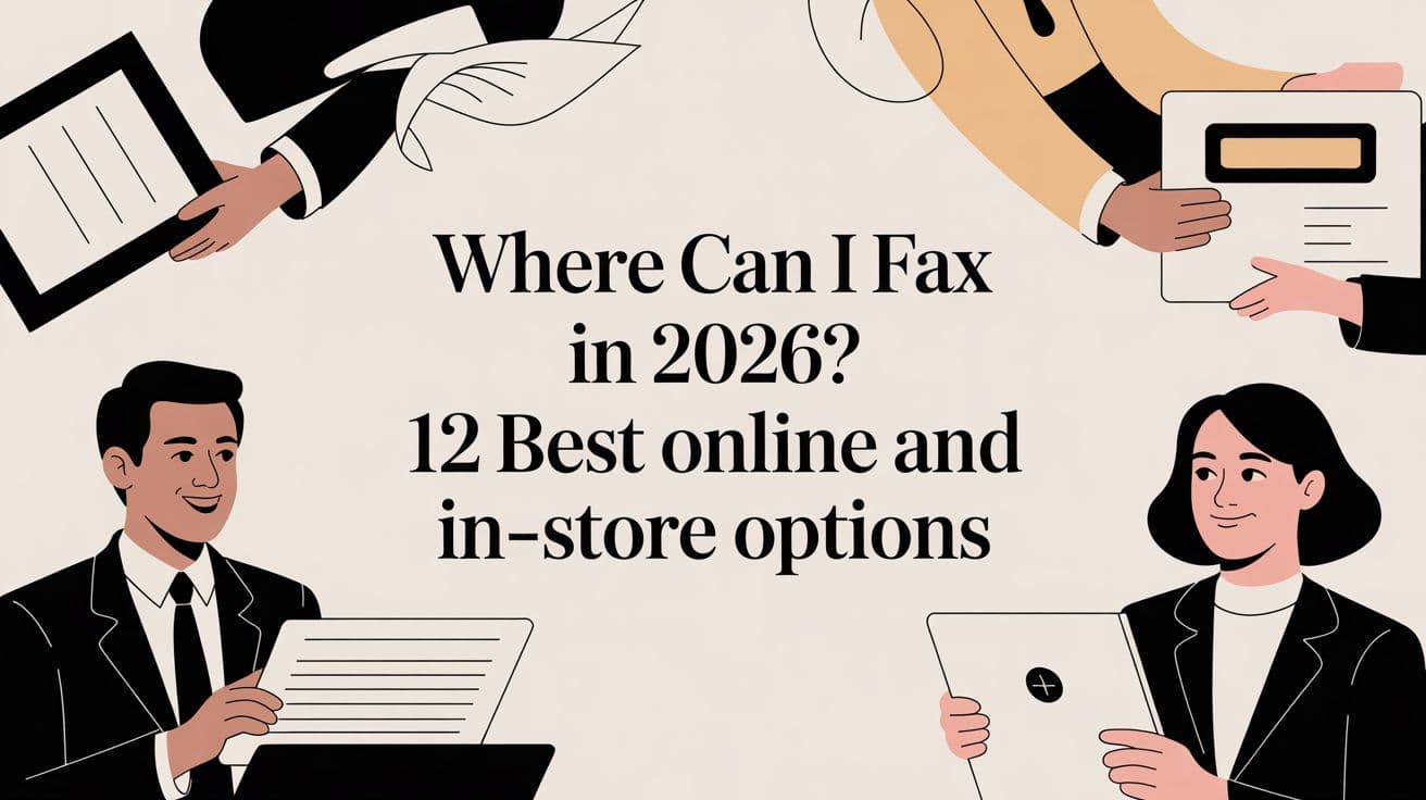 Where Can I Fax in 2026? 12 Best Online and In-Store Options