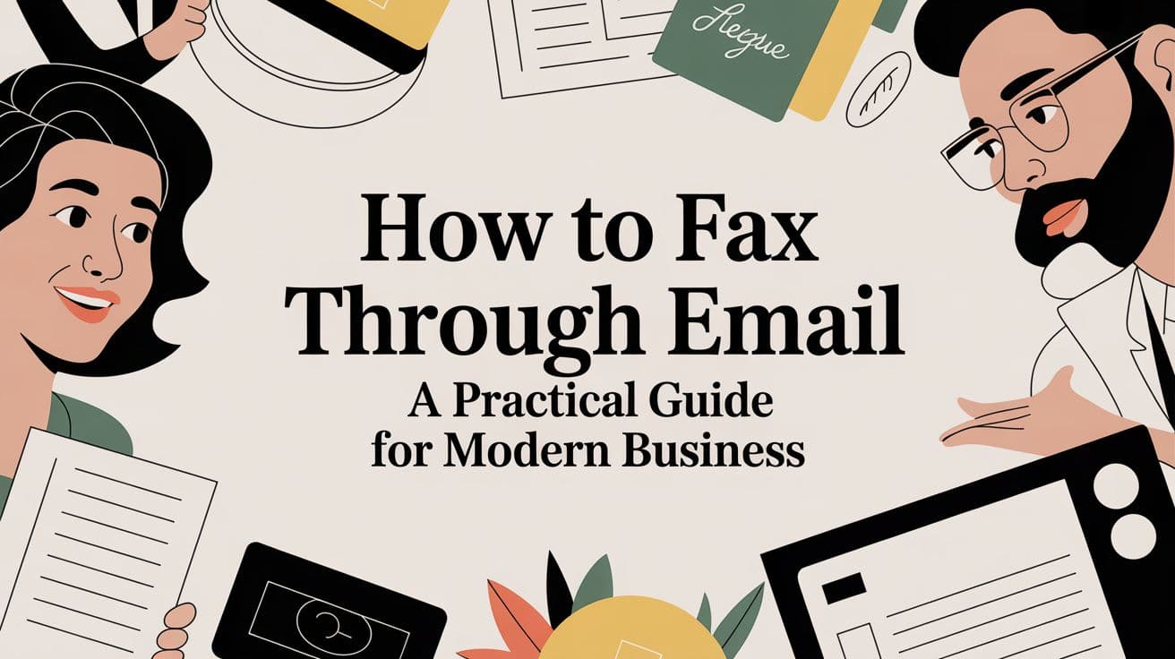 How to Fax Through Email A Practical Guide for Modern Business