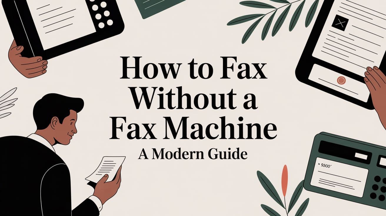 How to Fax Without a Fax Machine A Modern Guide
