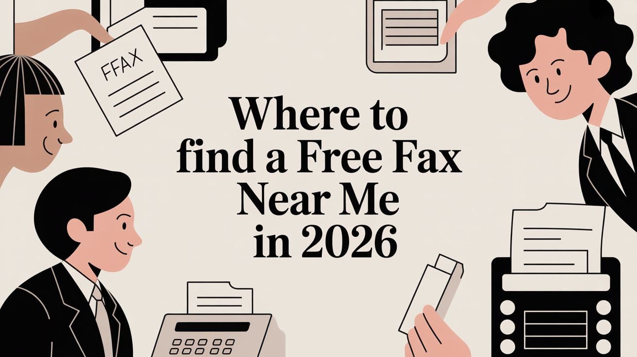 Where to Find a Free Fax Near Me in 2026