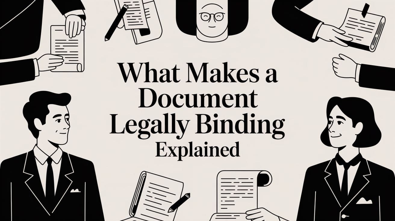 What Makes a Document Legally Binding Explained