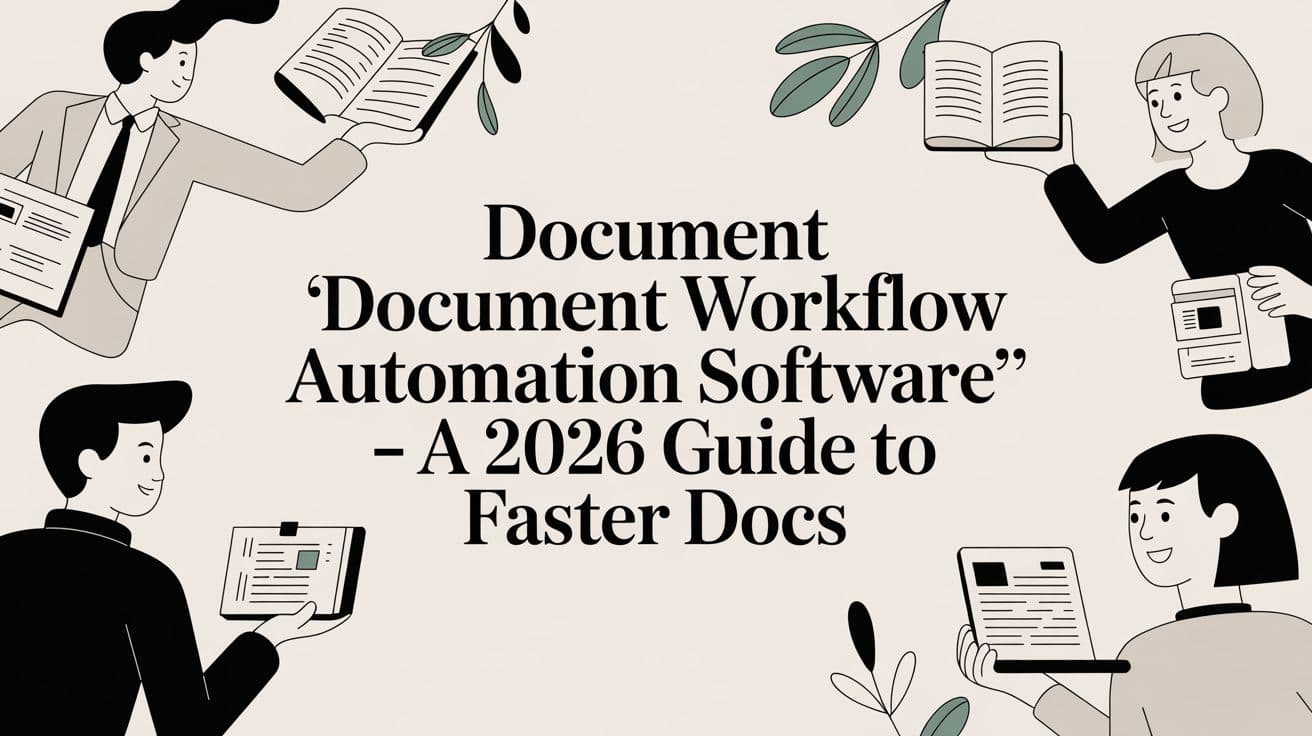 Document ‘document workflow automation software’ – a 2026 Guide to Faster Docs