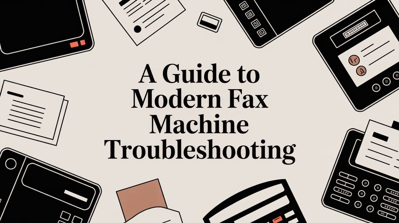 A Guide to Modern Fax Machine Troubleshooting