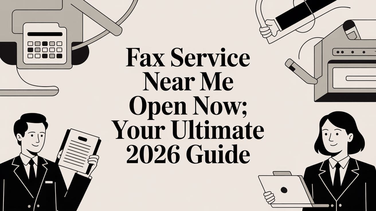 Fax Service Near Me Open Now: Your Ultimate 2026 Guide
