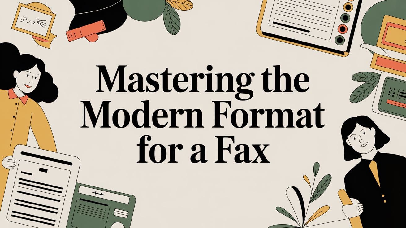 Mastering the Modern Format for a Fax