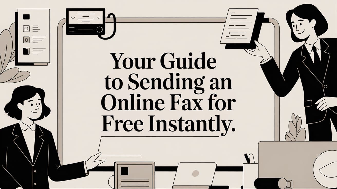 Your Guide to Sending an Online Fax for Free Instantly