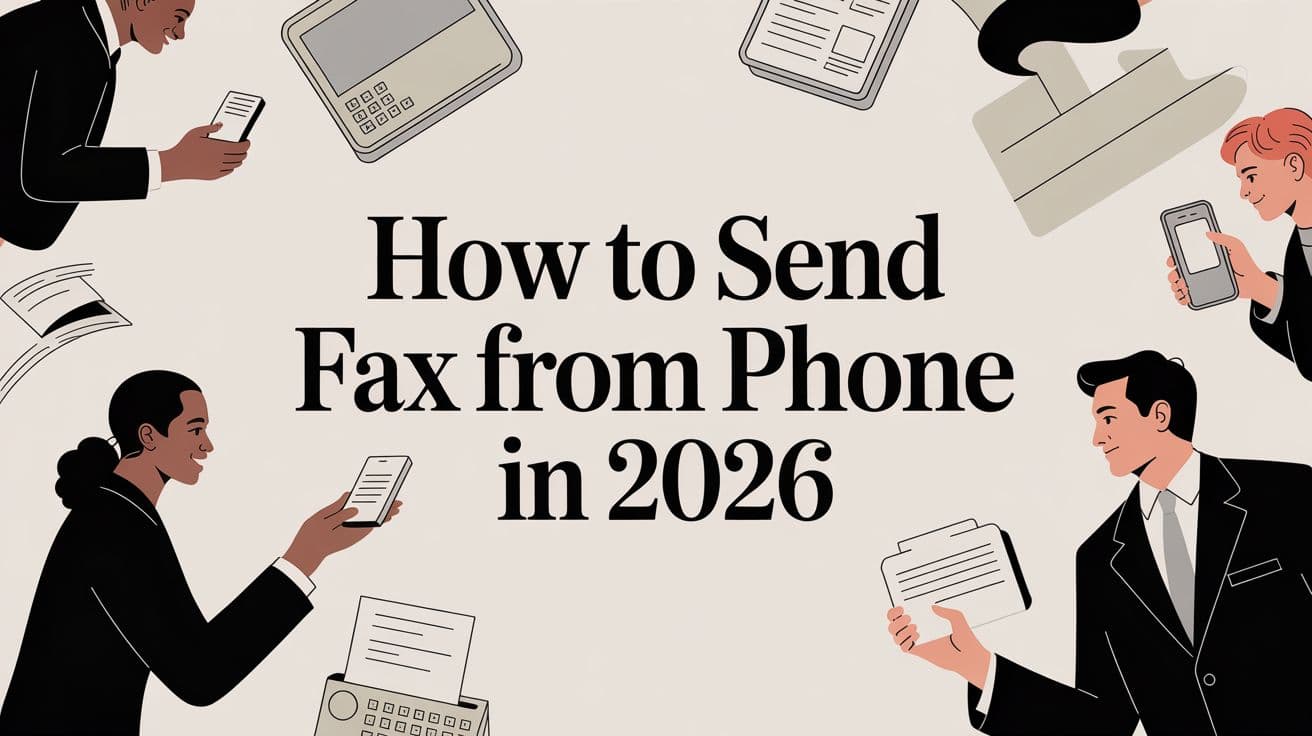 How to send fax from phone in 2026