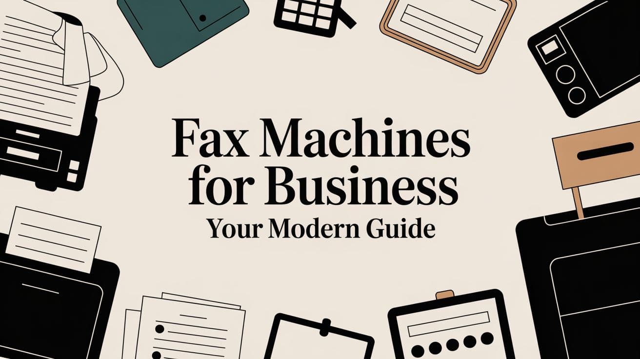 Fax Machines for Business Your Modern Guide