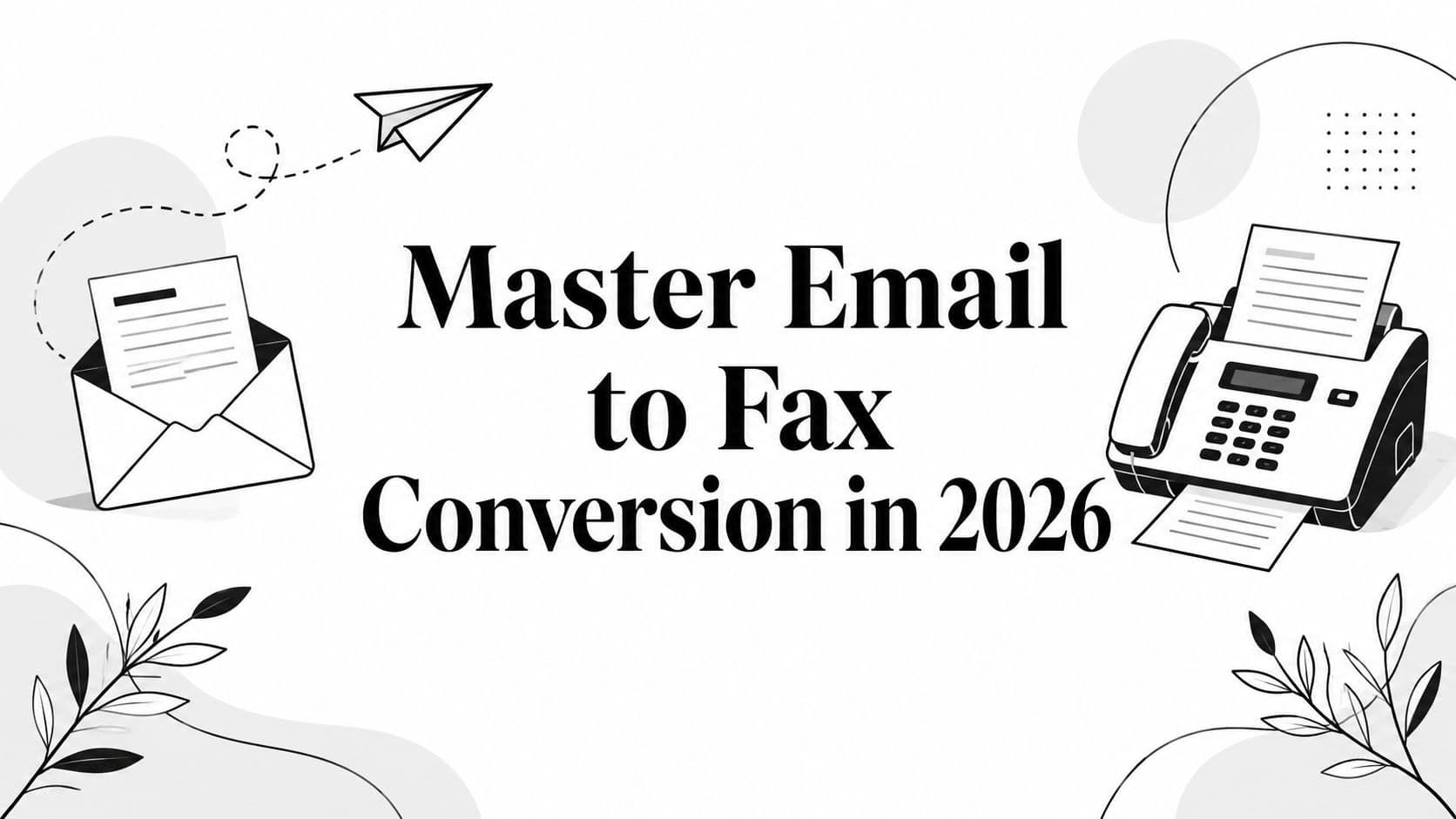 Master Email to Fax Conversion in 2026