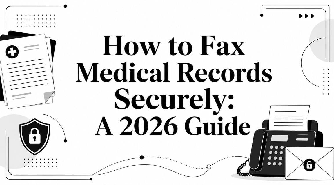 How to Fax Medical Records Securely: A 2026 Guide