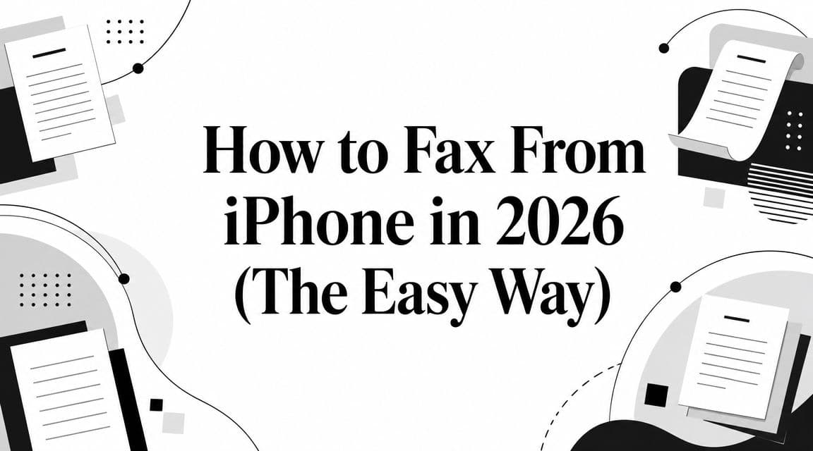 How to Fax From iPhone in 2026 (The Easy Way)