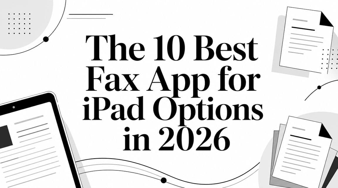 The 10 Best Fax App for iPad Options in 2026