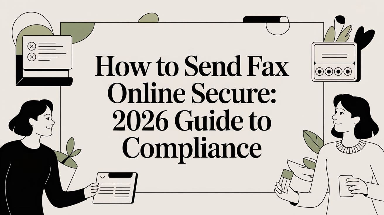 How to Send Fax Online Secure: 2026 Guide to Compliance