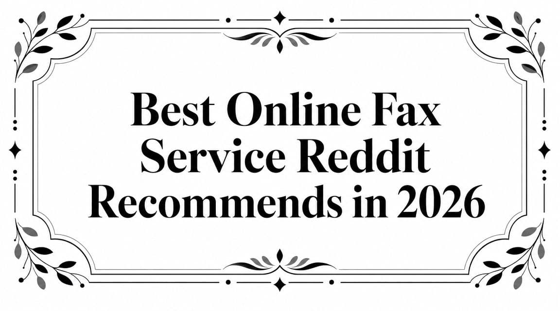 Best Online Fax Service Reddit Recommends in 2026