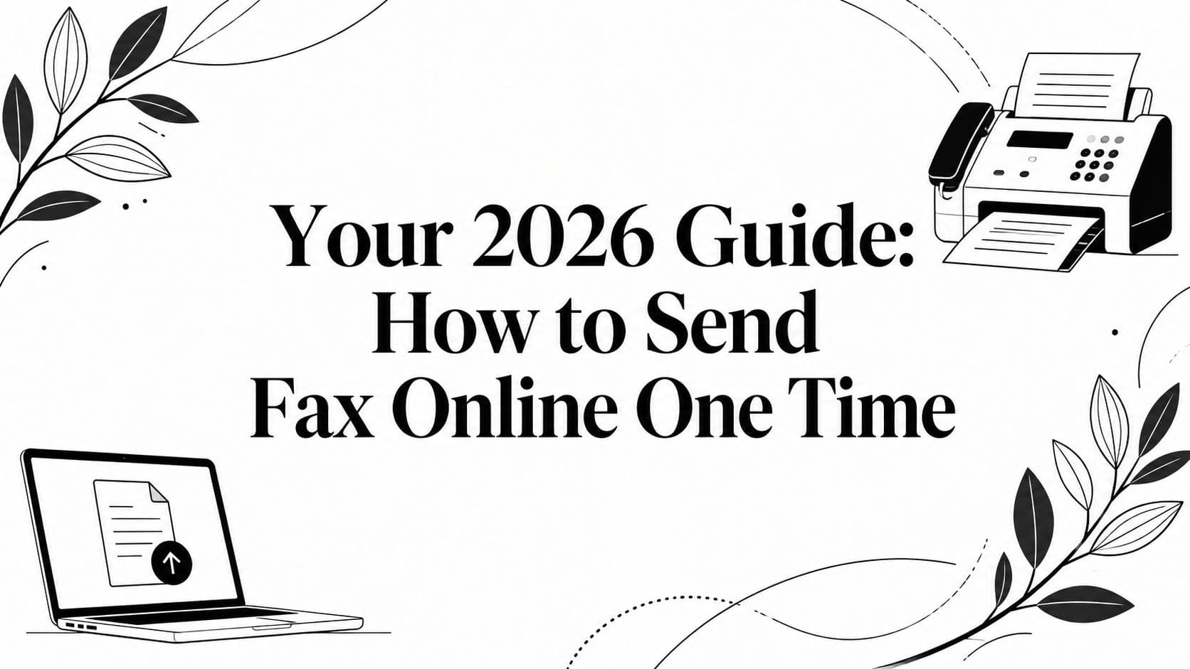 Your 2026 Guide: How to Send Fax Online One Time