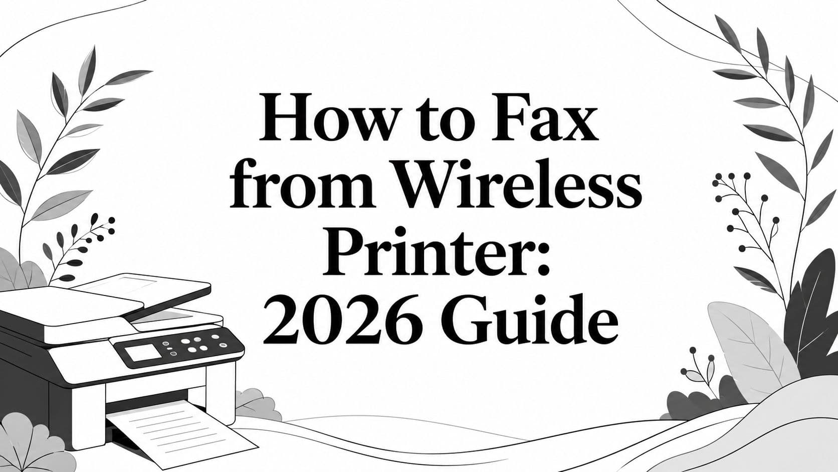 How to Fax from Wireless Printer: 2026 Guide