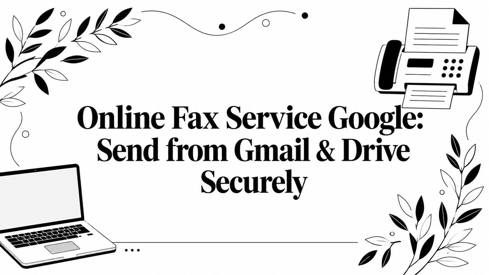 Online Fax Service Google: Send from Gmail & Drive Securely