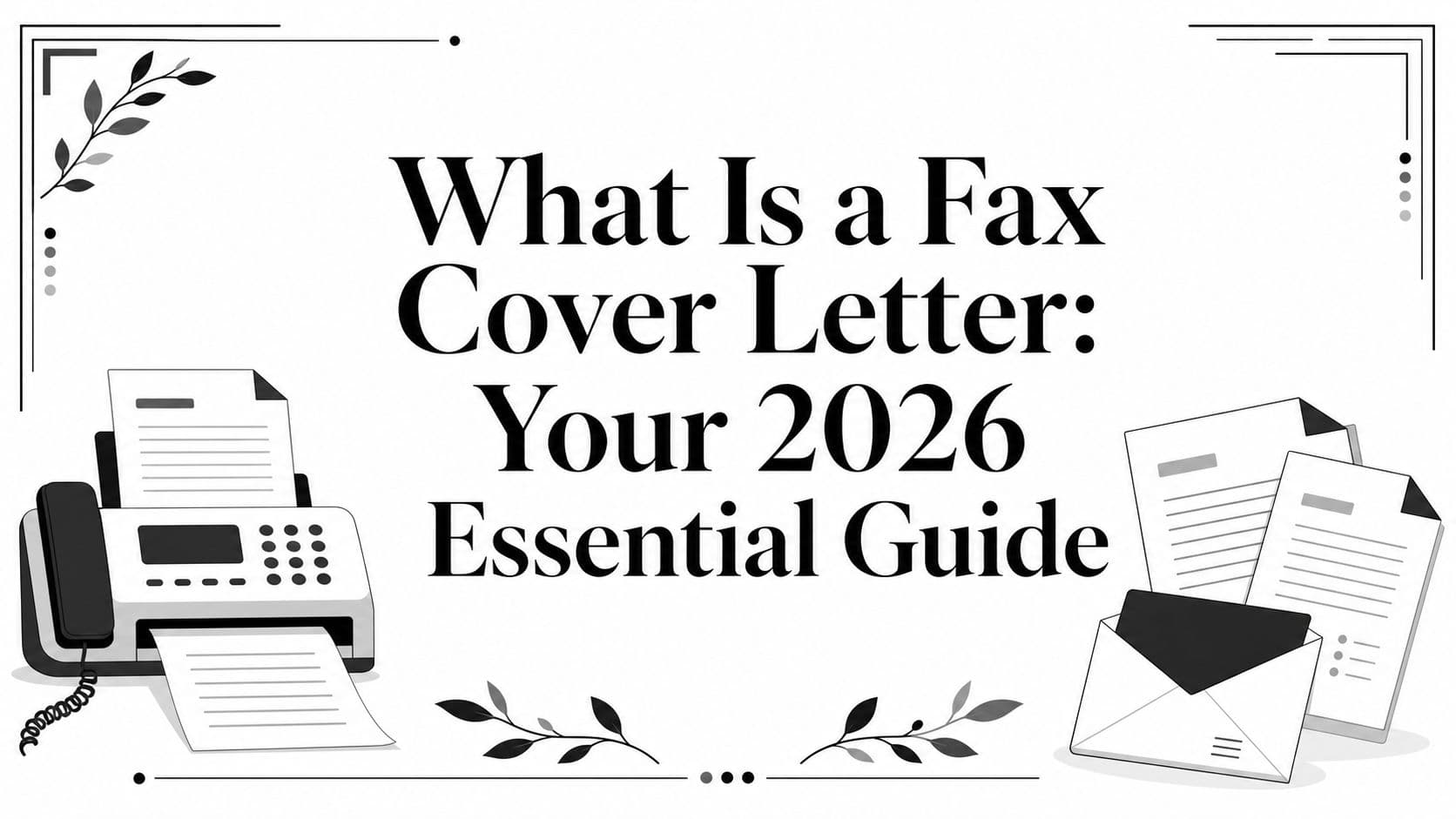 What Is a Fax Cover Letter: Your 2026 Essential Guide
