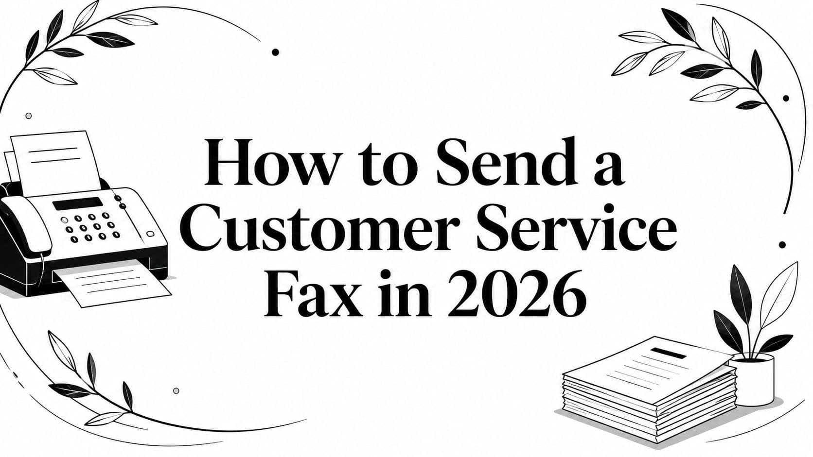 How to Send a Customer Service Fax in 2026