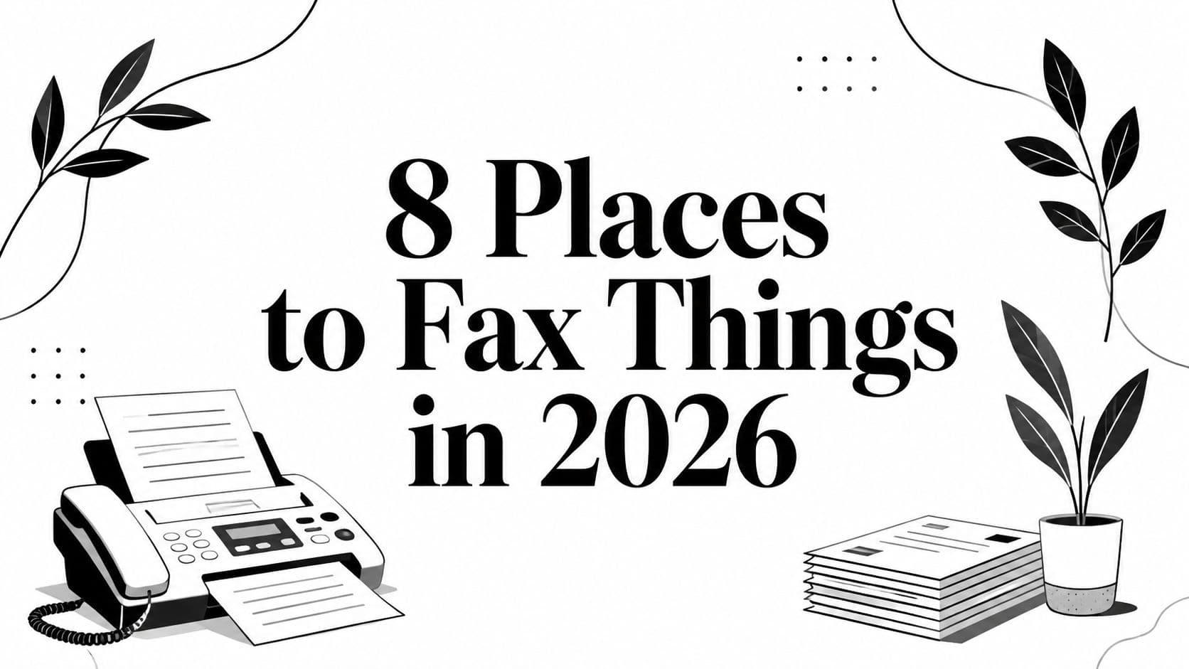 8 Places to Fax Things in 2026