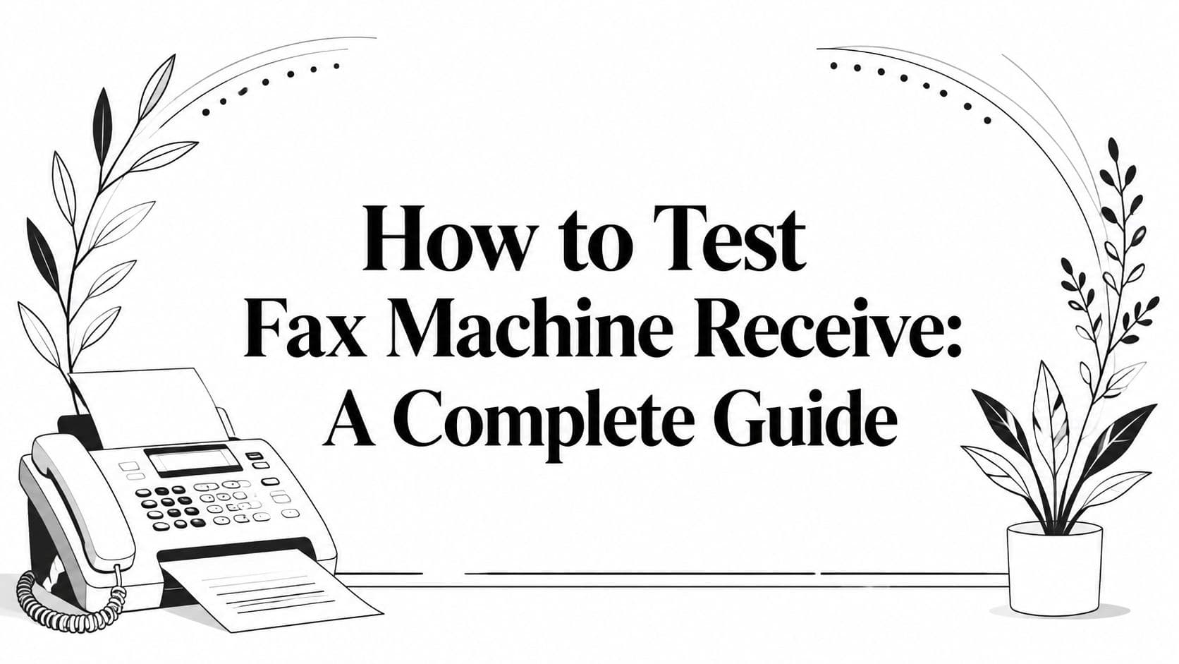 How to Test Fax Machine Receive: A Complete Guide