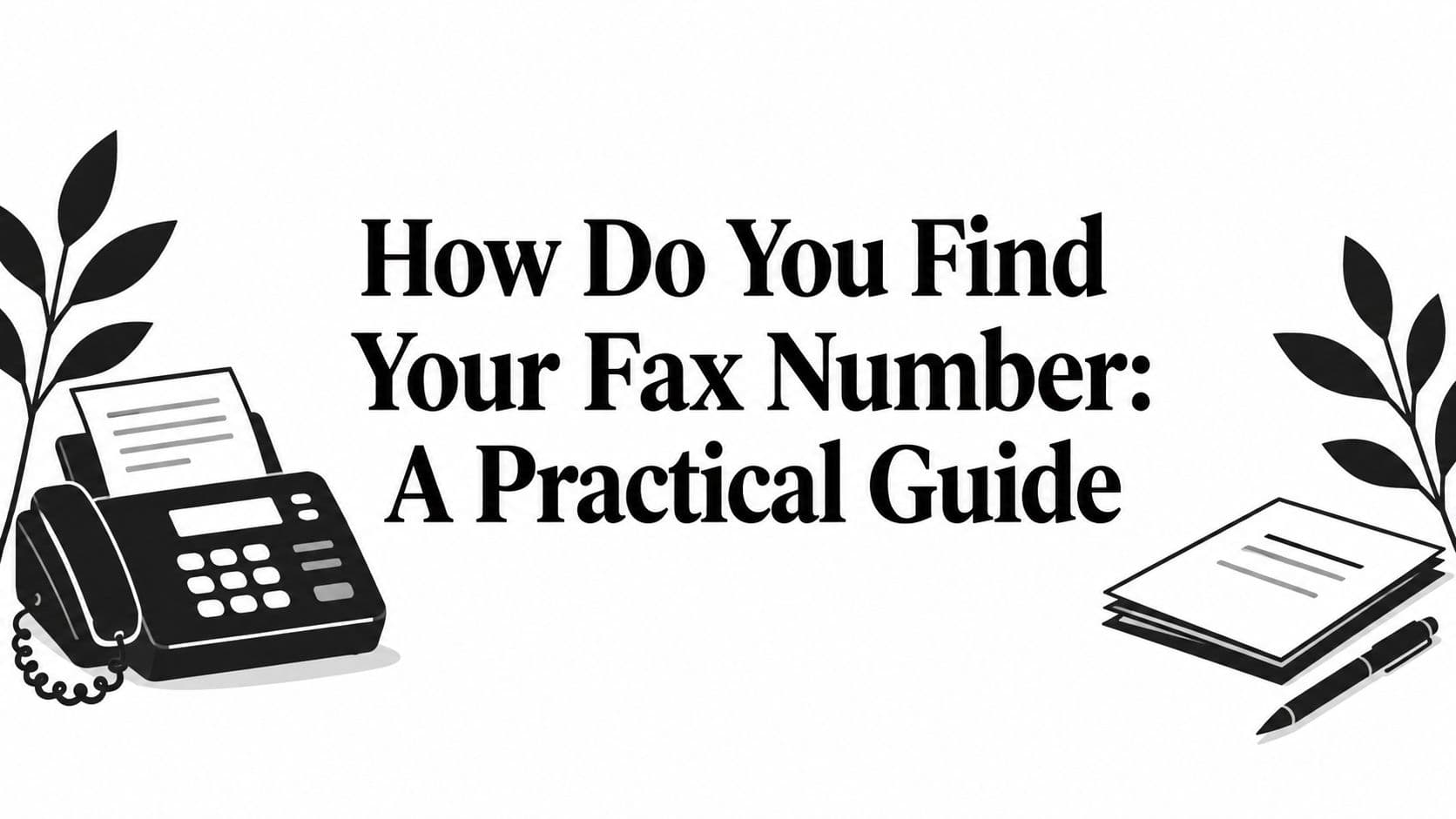 How Do You Find Your Fax Number: A Practical Guide
