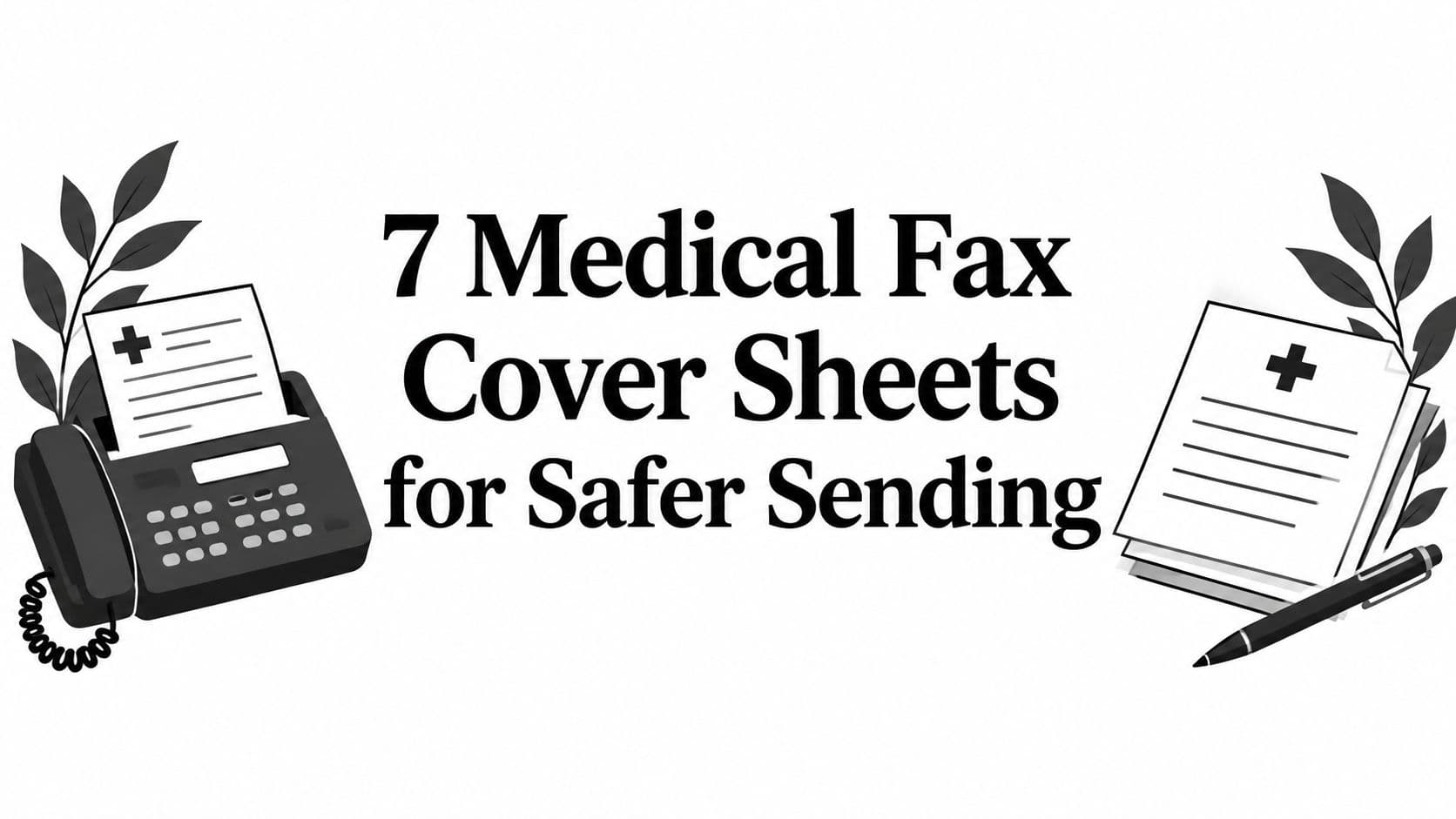 7 Medical Fax Cover Sheets for Safer Sending