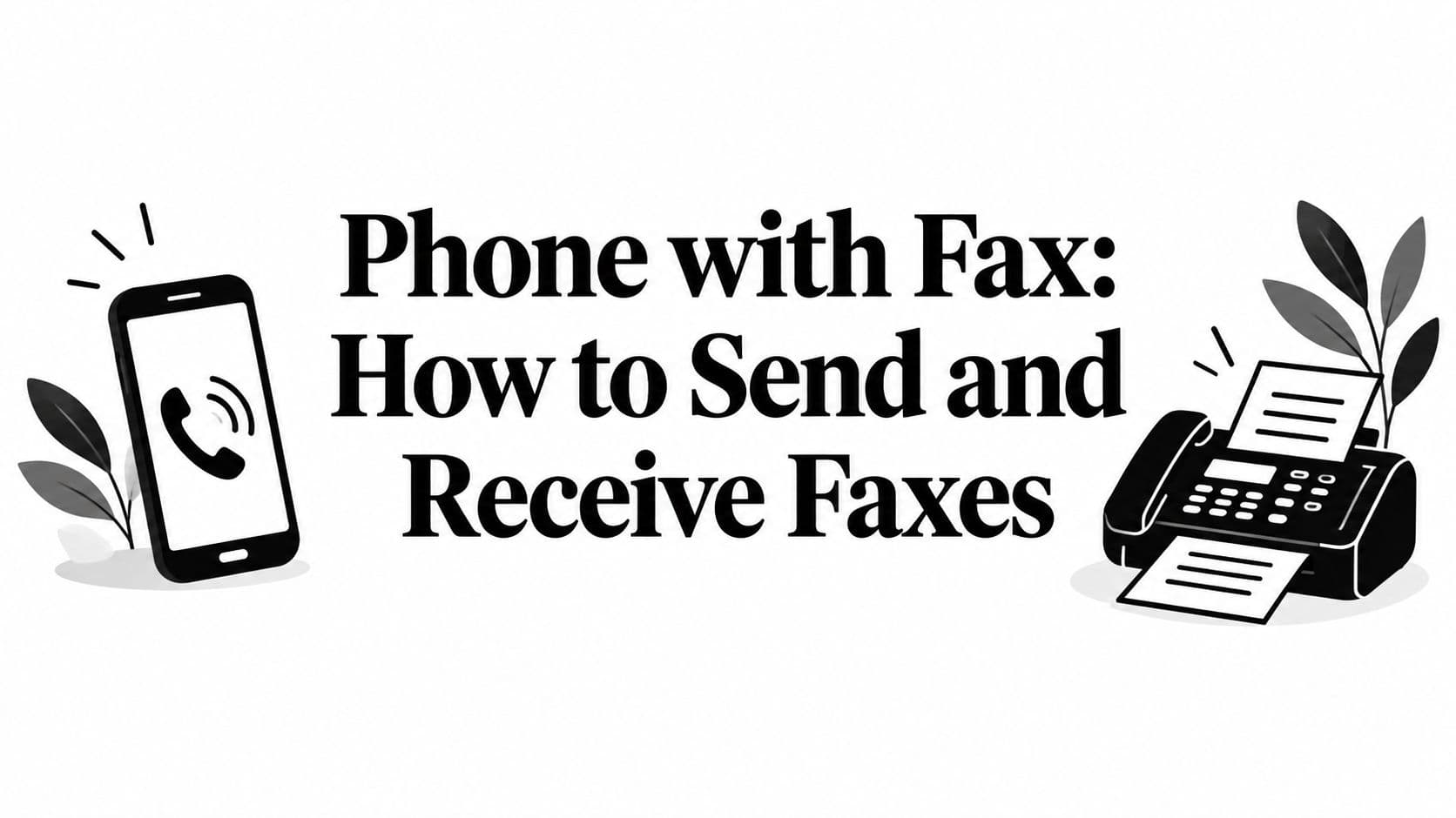 Phone with Fax: How to Send and Receive Faxes