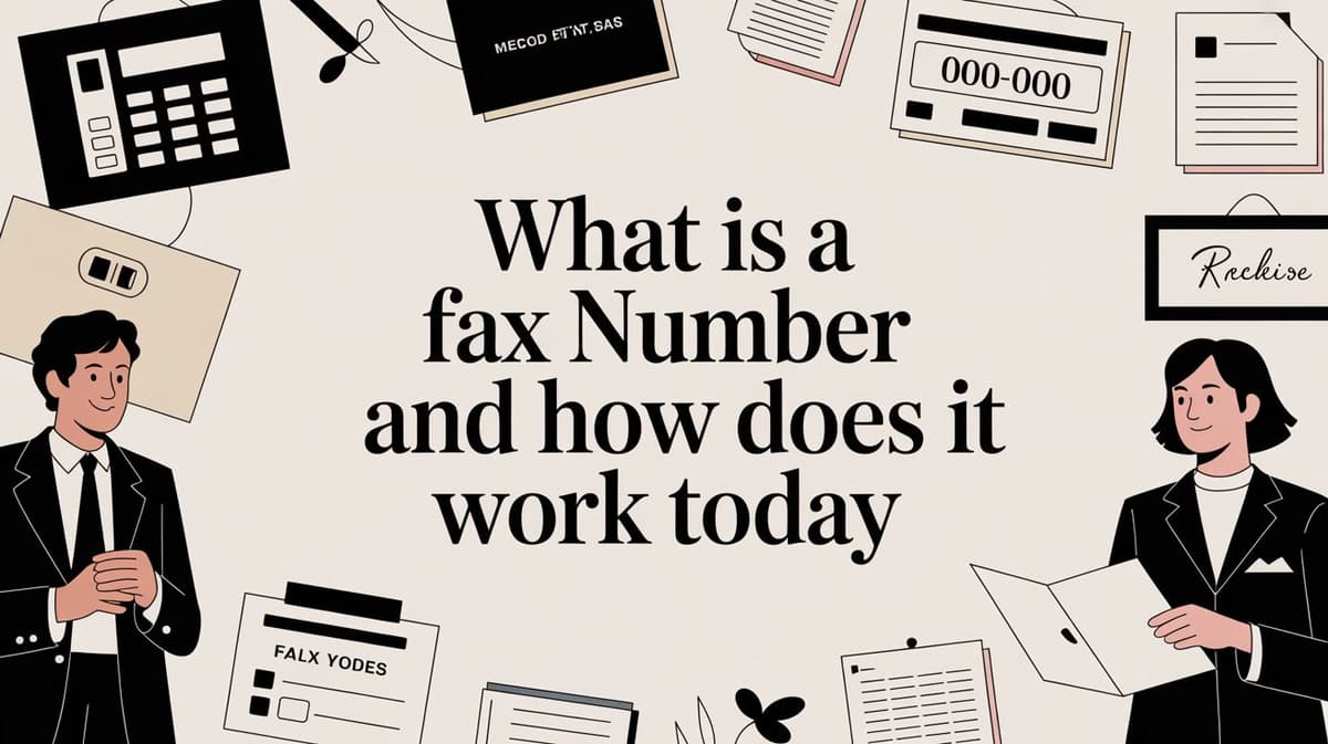 Long Distance Faxnumber What Is a Fax Number and How Does It Work Today | SendItFax Blog